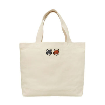 Maison Kitsune Double Fox Head Patch Tote Bag 143069488 [P]