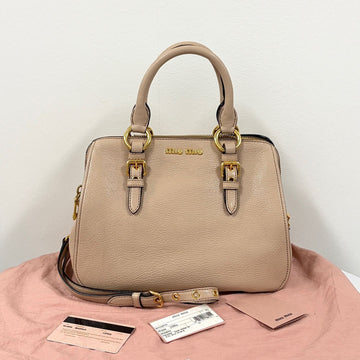 Miu Miu Madras Top Handle Tote Bag & Shoulder Bag (RL0058) 159514933 [P]