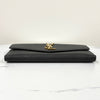 SAINT LAURENT Uptown Geldbörse mit goldener Beschichtung Schwarz (582124) 159515075 [P]