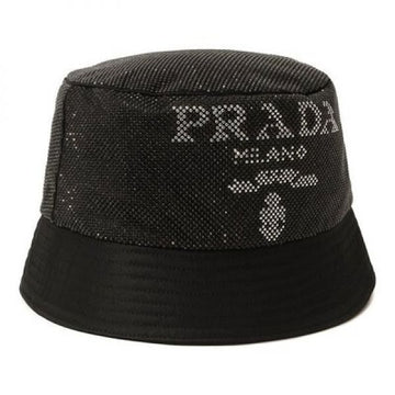 Prada Re-Nylon Studded Bucket Hat stamp: 2HC137 2D0S F0002 75872116 [P]