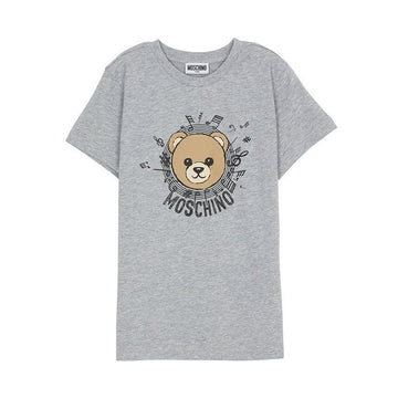 MOSCHINO キッズ 半袖 Tシャツ HOM058 LAA10 60901 (大人も着用可能) 145899430 [P]