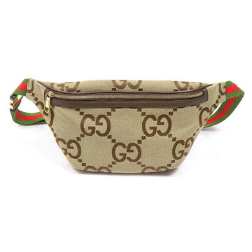 GUCCI 696031 Kamel-Ebony Jumbo GG Canvas Gürteltasche 159518938 [P]