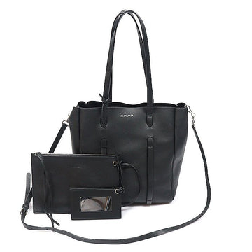 BALENCIAGA 489813 Schwarze Kalbsleder Everyday Tote XS 2WAY 159518956 [P]