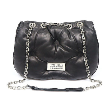 Maison Margiela Black Nappa Glam Slam Flap Chain Shoulder Bag 159519067 [P]