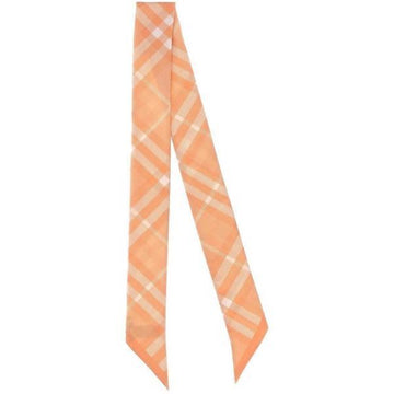 Burberry Skinny Checkered Silk Scarf 75832444 [P]