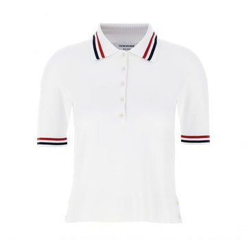 Thom Browne Jersey Stitch Short Sleeve Polo 138931803 [P]