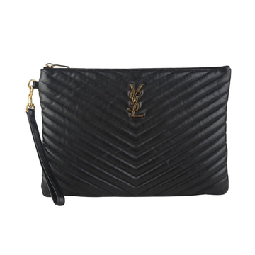 Saint Laurent Matelassé Clutch New Medium 37657-2 159524518 [P]