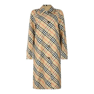 Burberry Reversible Long Gabardine Car Coat 148452063 [P]