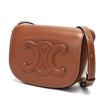 Celine Triomphe Folco Bag in Smooth Calfskin (198263DU3 04LU) 149106783 [P]
