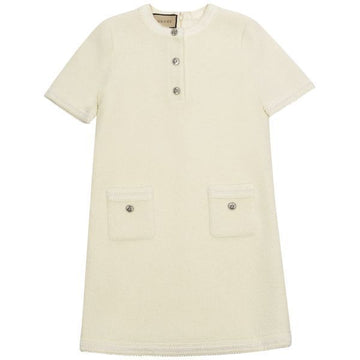 Gucci Tweed Wool Mini Dress 149146447 [P]