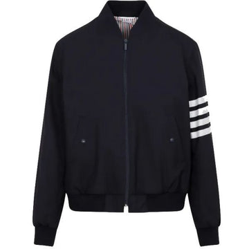 THOM BROWNE 26SS Plain Weave 4-Bar Knit Rib Bomberjacke (MJO030A 06146 415) 132395686 [P]
