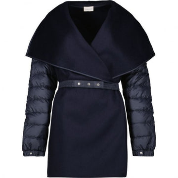 Moncler Padded Wool Felt Cape 149386467 [P]