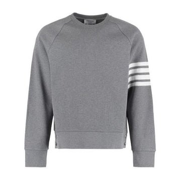 Thom Browne 4-Bar Stripe Waffle Raglan Sweatshirt (MJT205A 06452 035) 117875858 [P]