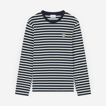 Maison Kitsune FOX HEAD PATCH REGULAR MARIN TEE SHIRT (LM00105KJ0044-S480) 75904232 [P]