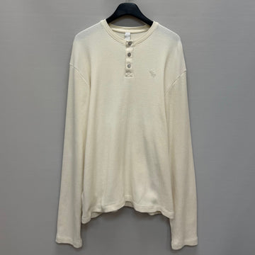 CHROME HEARTS Waffle Henry Neck Langarm-T-Shirt 2XL (110) 159526191 [P]