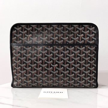 GOYARD Clutch Bag GM Schwarz ABAJOUV-GM-01 159526541 [P]