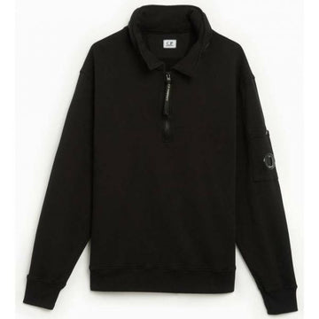 CP COMPANY Baumwoll-Fleece-Zip-Sweatshirt 16CMSS019A 110039G 999 102121374 [P]