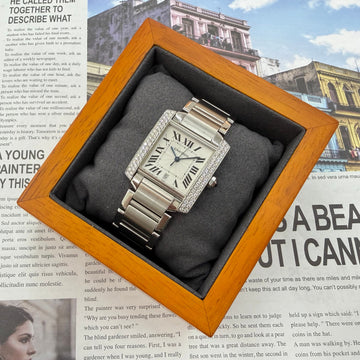 Cartier Tank Francaise Automatic Large After Diamond Bezel 159533455 [P]