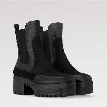 LOUIS VUITTON Plattform Chelsea Boots 159533730 [P]