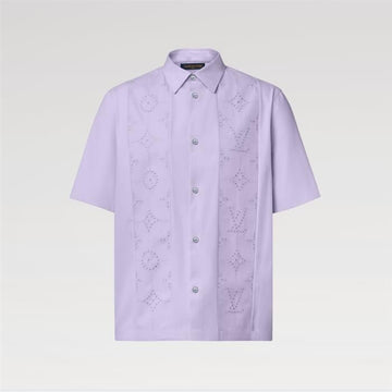 LOUIS VUITTON 刺繍ショートスリーブシャツ 1AJRBC 159536209 [P]