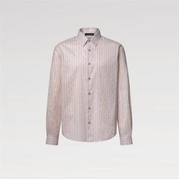 Louis Vuitton Monogram Stripe Long Sleeve Shirt 1AK78S 159536212 [P]