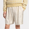 LOUIS VUITTON Monogramdrucke Seiden-Shorts 159536227 [P]