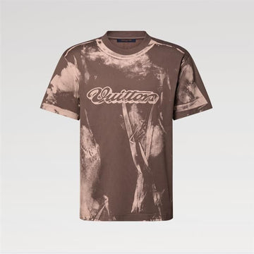 Louis Vuitton Overprinted T-shirt 1AJUDE / Women's Round Neck Short Sleeve T-shirt 159536229 [P]
