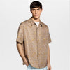 Louis Vuitton Monogram Printed Short Sleeved Silk Shirt 1AJW19 159536243 [P]