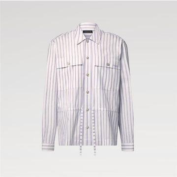 Louis Vuitton Striped Overshirt 1AJUV8 159536247 [P]