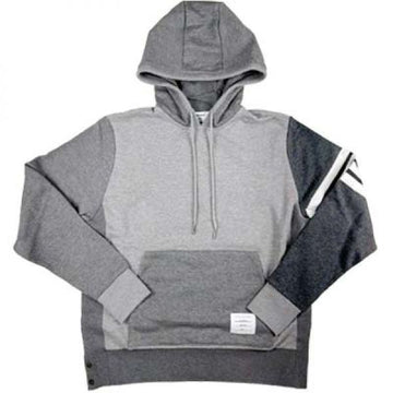 Thom Browne 4-Bar Stripe RWB Tab Loopback Funmix Hoodie 156432100 [P]