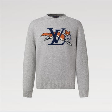 Louis Vuitton Chunky Wool Cashmere Crewneck 1AJBU1 / Men's Round Neck Knit 159536760 [P]