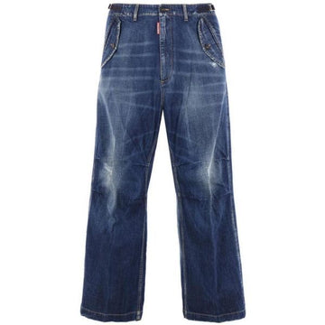 DSQUARED2 Utility Wide Denim-Hose (S71KB0743 D30011 470) 149933949 [P]