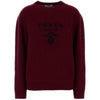PRADA Cashmere & Wolle Logo Rundhalsausschnitt Pullover 26FW 159537056 [P]