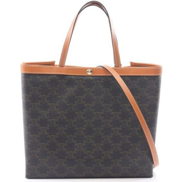 CELINE Kleine quadratische Tasche aus Triomphe Canvas 159537096 [P]