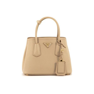 PRADA Saffiano Double Tote & Shoulder Bag Beige 1BG443 2A4A F0036 159537249 [P]