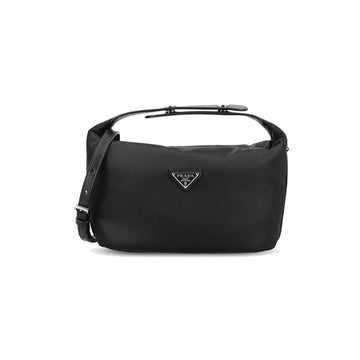 PRADA 26FW Dreieckslogo Sherry Nylon Mini Bag Schwarz 1BC302 RDLN F0632 159537251 [P]
