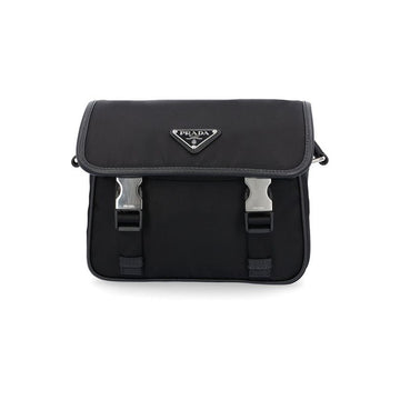 PRADA 26FW Dreieckslogo Tessuto Multi-Crossbody Tasche Schwarz 2VD034 2DMH F0002 159537254 [P]