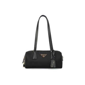 Prada Triangle Logo Nylon Top Handle Bag Black 159537261 [P]
