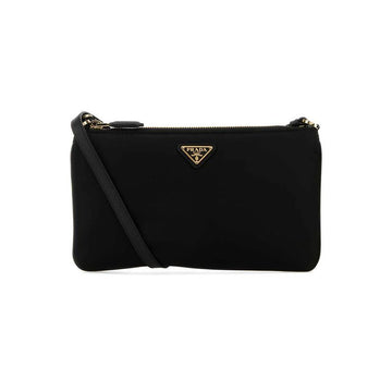 PRADA 26FW トライアングルロゴ リナイロン ポーチ ショルダーバッグ ブラック 1NE545 2C05 F0002 159537262 [P]