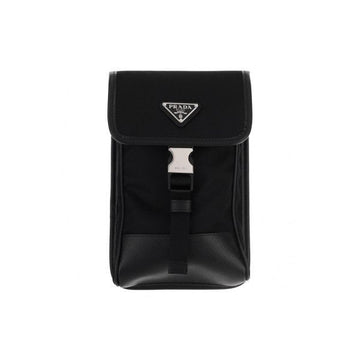 PRADA 三角ロゴバックルミニクロスバッグ ブラック 2ZH109 2DMH F0002 159537266 [P]