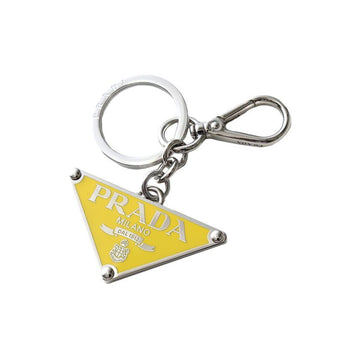 PRADA 三角ロゴ キーリング イエロー 2PS057 66A F0377 159537276 [P]