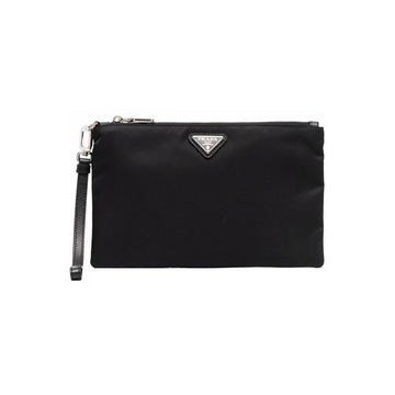 Prada Triangle Logo Strap Pouch Black 2NH004 2DMH F0002 159537275 [P]