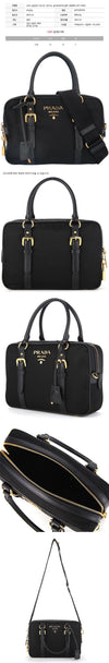 PRADA テスト サピアーノ ショルダー&トートバッグ ブラック 1BB088 ZMY F0002 159537294 [P]