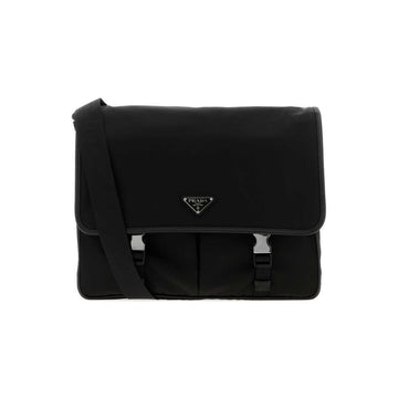 PRADA 26SS Dreieckslogo Nylon Schultertasche Schwarz 2VD086 2DMH F0002 159537311 [P]