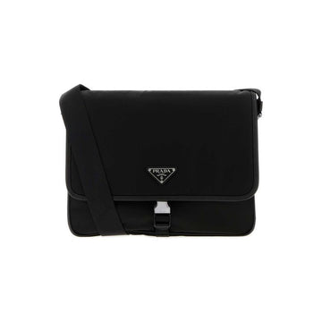 PRADA Schultertasche mit Dreieckslogo aus Nylon Schwarz 2VD087 2DMH F0002 159537312 [P]