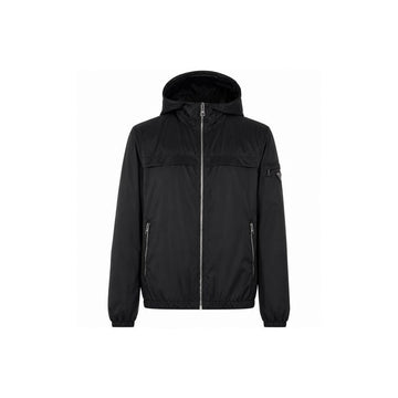 PRADA 三角ロゴ フード ジャケット ブラック SGA466 106O F0002 159537316 [P]