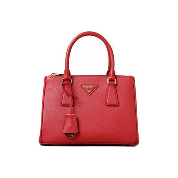 PRADA サフィアーノ スモール ガレリアバッグ レッド 159537326 [P]