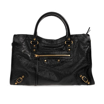 BALENCIAGA 26SS ル シティ トートバッグ スモール ヴィンテージ ゴールド 装飾 (852609 210F6 1000) 159537331 [P]