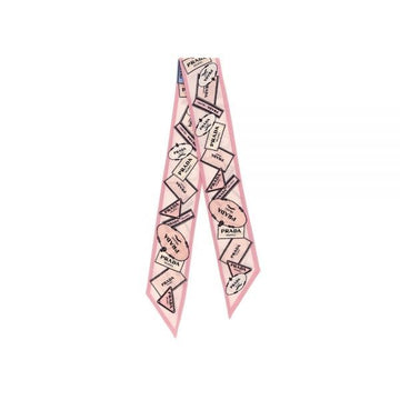 Prada Silk Twill Skinny Scarf Pink 159537337 [P]