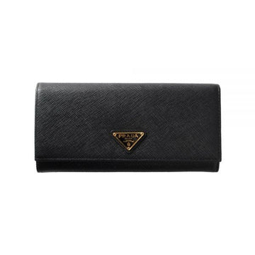 Prada Saffiano Triangle Logo Coin Purse Black 159537342 [P]